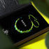 Jaune fluo | Supernova arc-en-ciel | Argent | Bracelet Charmballa Verre Galaxy